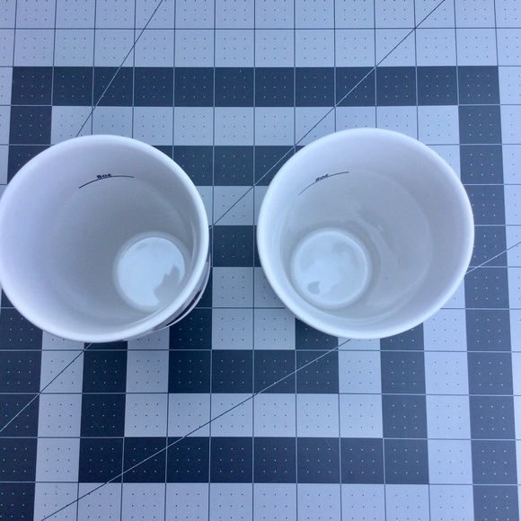 Starbucks Copper Band Tumbler Mug Ceramic 2012 White 10 Oz Mermaid Logo Cups - Picture 8 of 9